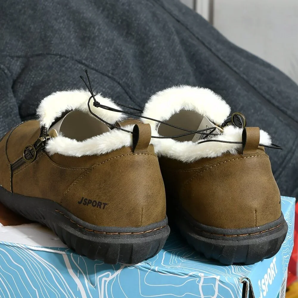 Brown-Jsport‎  Womens Faux Sherling Shoe - Picture 5 of 9